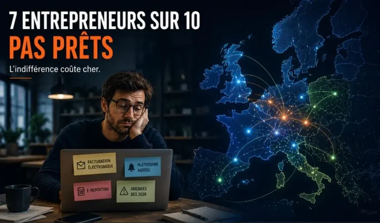 Idées reçues facturation électronique - 7 entrepreneurs sur 10 pas prêts : les chiffres