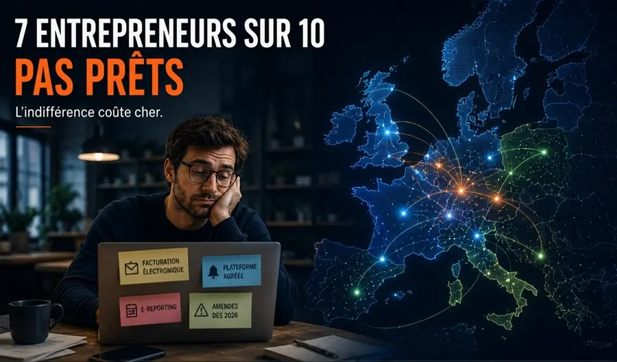Idées reçues facturation électronique - 7 entrepreneurs sur 10 pas prêts : les chiffres