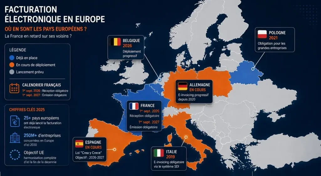 France facturation électronique en retard sur l'Europe