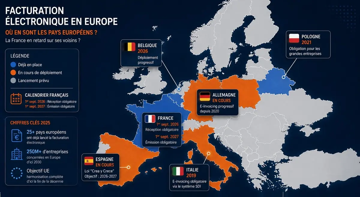 France facturation électronique en retard sur l'Europe